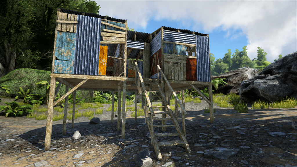 A Shanty Prefab overlooking the beach