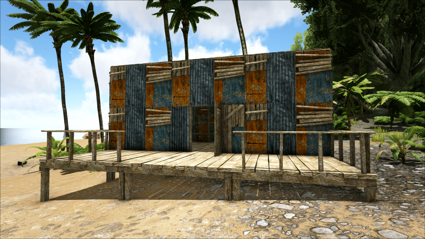 A custom built house out of Shanty materials